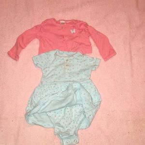 Carters baby girls set